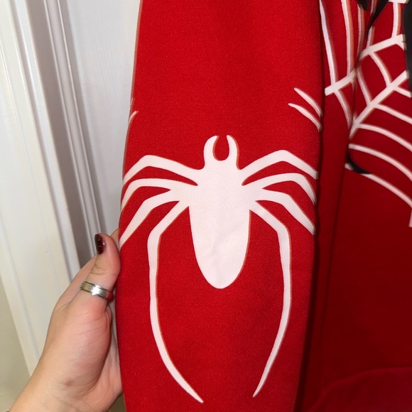 Red Spider Web Zip-Up - Picture 5 of 7